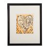 Jim Dine. "Woodcut Heart"