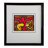 Keith Haring. "Untitled #1"