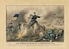 Genl. Shields at the Battle of Winchester, Va - Currier & Ives Small Folio