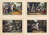 William Tell - Set of 4 - N. Currier Small Folio Lithographs