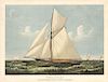 "Thistle" Cutter Yacht - Large Folio Currier & Ives