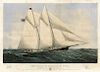 The Yacht "Henrietta" 205 Tons - Large Folio Currier & Ives