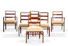 Six T.H. Robsjohn-Gibbings Widdicomb dining chairs