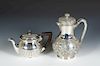 Two Tiffany and Co. Sterling Silver Teapots