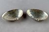 Pair of Wallace Sterling Silver Footed Clamshell Dishes