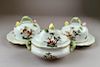 Three Small Herend Rothchild Bird Covered Dishes