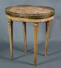 Louis XVIth Style Marrble Top Occasional Table, 20thc.