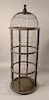 Antique Wood and Wire Work Bird Cage