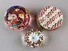 Three Internally Decorated Antique Paperweights