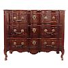 Louis XV Country French Walnut Commode