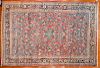 Semi-Antique Sarouk Carpet, 10.6 x 13.8