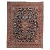 Antique Dabir Keshan Carpet, 10.8 x 13.8