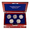 Complete 5 coin Uncirculated Morgan Collection