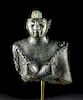 Huge Egyptian Bronze Bust of Osiris, ex-Christie's