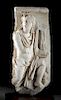 Roman Marble Sarcophagus Section, Apollo, ex Christie's