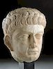 Published Palmyran Limestone Head of a Male