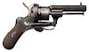 French Favre LePage Pinfire Revolver 