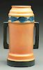 Roseville Pottery Futura "Beer Mug" Vase With Handles.