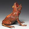 Carl Kauba Bronze Frog Lamp.