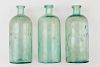 Hospital and Medical Department Bottles, Lot of Three 
