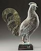 Exceptional A. L. Jewell & Co. Rooster Weathervane.