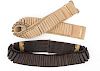 Mills 100-Round .30-40 Caliber Cartridge Belts, Lot of Two 
