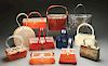 Lot of 19: Vintage 1950's Lucite "As is" Handbags.