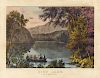 Echo Lake.  White Mountains - Currier & Ives small folio lithograph