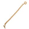 YELLOW GOLD CABLE LINK BRACELET