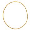 ROPED YELLOW GOLD NECKLACE