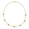 JUDITH RIPKA YELLOW GOLD CHAIN NECKLACE