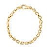 CARTIER YELLOW GOLD MODIFIED CABLE LINK BRACELET