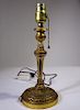 French Bronze 19th Century Gilt Table Lamp