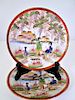 Pair Japanese Hand Painted Nippon Tokusei Plates