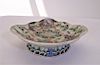 Chinese Hand Painted Porcelain Platter w Mark