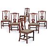 George III Chippendale Dining Chairs