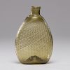 New England Olive Pattern Molded Pitkin Flask