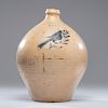 D. Roberts & Co. Stoneware Jug with Incised Bird