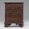 Miniature Grain-Painted Chest of Drawers