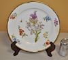 Belgian Transfer Decorated Porcelain Charger