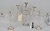 Group Three Sterling Weighted Candelabra