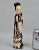 Chinese Carved, Gilded/Polychromed Figure of Lady