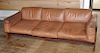 Sergio Rodrigues Leather Upholstered Rosewood Sofa