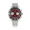 Concord 666 Diver Chronograph with Burgundy Dial in Steel