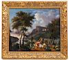 18th C. Continental Landscape Oil on Canvas
