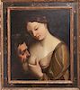 After Guido Reni "Roman Charity" Oil on Canvas