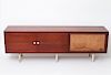 Florence Knoll Manner Mid-Century Stereo Cabinet