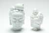 Chinese Blanc de Chine Porcelain Figurines, 2