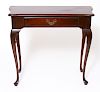 Queen Anne Manner Single Drawer Console Table