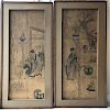 A PAIR OF CHINESE  ANTIQUE PAINTING          